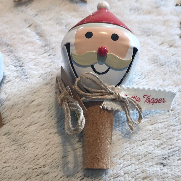 Mud pie set of 2 Santa ๐
Bottle Topper ๐ touch - Picture 3 of 7